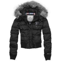 kvinders abercrombie fitch damejakker fur hooded af houtskool grijs Geen Belasting dkxrh950